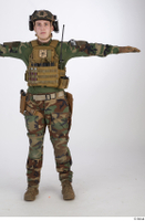  Photos Casey Schneider Army Dry Fire Suit Uniform type M 81 Vest LBT 6094A standing t poses whole body 0001.jpg